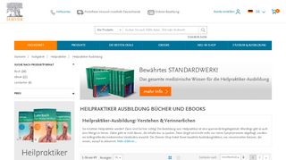 
                            2. Hochwertige Lehrbücher für Heilpraktikeranwärter | Elsevier.de