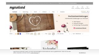 
                            2. Hochzeitseinladungen selbst gestalten – myprintcard