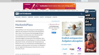 
                            8. HochzeitsPlaza - Unternehmensprofil | Gründerszene