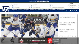 
                            4. Hockey (M) - Home - The Official Site for Ryerson ... - ...