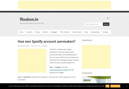 
                            13. Hoe een Spotify account aanmaken? 5 stappen (met fotos)