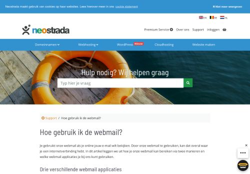
                            10. Hoe gebruik ik de webmail? | Neostrada