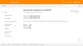 
                            4. Hoe heet de e-mailserver van STRATO? - Strato.nl