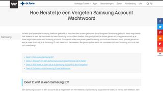 
                            4. Hoe Herstel je een Vergeten Samsung Account Wachtwoord - dr.fone