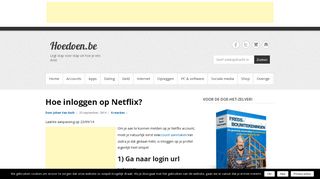 
                            3. Hoe inloggen op Netflix?