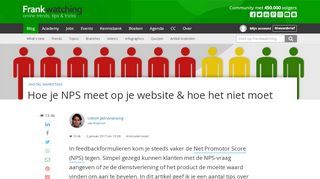 
                            10. Hoe je NPS meet op je website & hoe het niet moet - Frankwatching