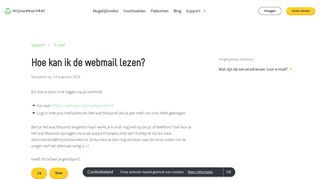 
                            3. Hoe kan ik de webmail lezen? | Mijnwebwinkel