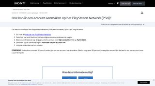
                            7. Hoe kan ik een account aanmaken op het PlayStation Network (PSN ...