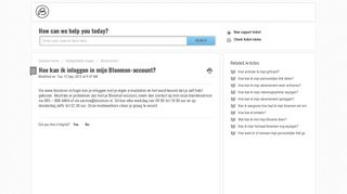 
                            11. Hoe kan ik inloggen in mijn Bloomon-account? : bloomon