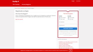
                            3. Hoe kan ik inloggen? | PARSHIP.be