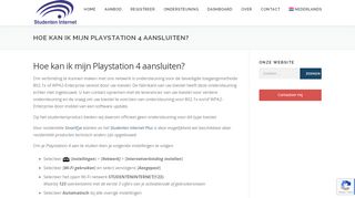 
                            8. Hoe kan ik mijn Playstation 4 aansluiten? – Studenten Internet