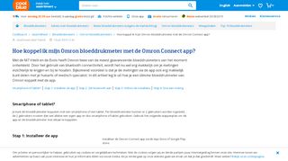 
                            7. Hoe koppel ik mijn Omron bloeddrukmeter met de Omron Connect ...