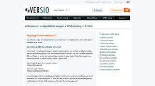 
                            12. Hoe log ik in in webmail? - Versio