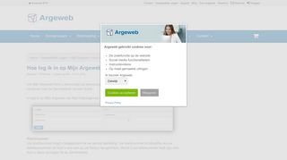 
                            3. Hoe log ik in op Mijn Argeweb? | Argeweb