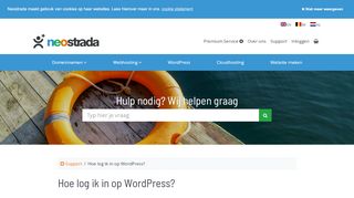 
                            12. Hoe log ik in op WordPress? | Neostrada