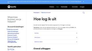 
                            3. Hoe log ik uit - Spotify