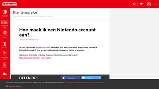 
                            5. Hoe maak ik een Nintendo-account aan? - Nintendo.nl