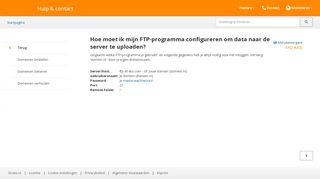 
                            2. Hoe moet ik mijn FTP-programma configureren om data ... - Strato.nl