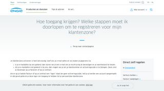 
                            13. Hoe toegang krijgen? Welke stappen moet ik ... - ENGIE Electrabel