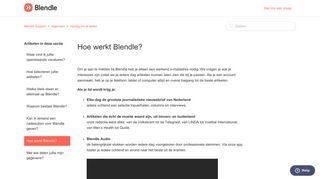 
                            3. Hoe werkt Blendle? – Blendle Support