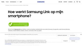 
                            2. Hoe werkt Samsung Link op mijn smartphone? | Samsung Service NL