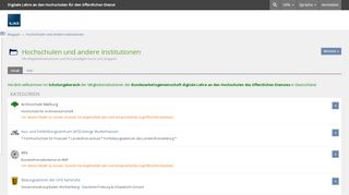 
                            4. HoeD - ILIAS - Hochschulen und andere Institutionen