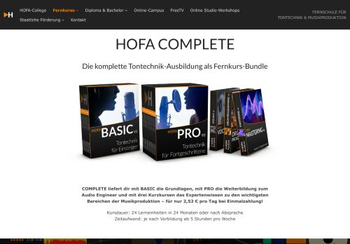 
                            11. HOFA COMPLETE | HOFA-College