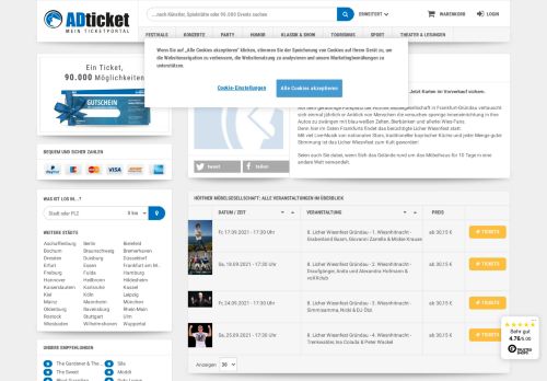 
                            12. Höffner Möbelgesellschaft - Tickets | Karten online kaufen auf ...