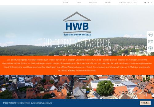 
                            13. Hofheimer Wohnungsbau GmbH - Willkommen