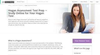 
                            7. Hogan Assessment Sample Questions & Online Test Prep - JobTestPrep