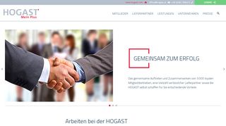 
                            2. HOGAST - Einkaufsgenossenschaft für Hotellerie und Gastronomie