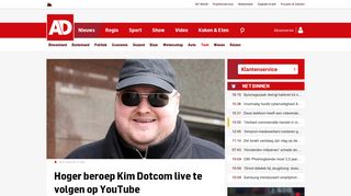 
                            10. Hoger beroep Kim Dotcom live te volgen op YouTube | Digitaal | AD.nl