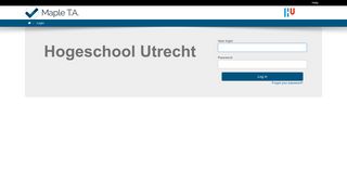 
                            4. Hogeschool Utrecht - Login