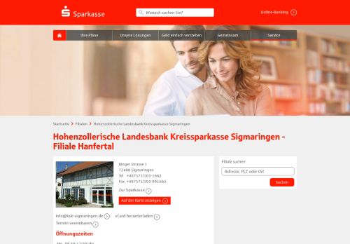 
                            6. Hohenzollerische Landesbank Kreissparkasse Sigmaringen - Filiale ...
