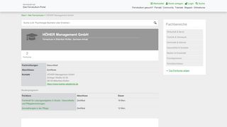 
                            11. HÖHER Management GmbH in Bitterfeld-Wolfen: Fernschule im Profil