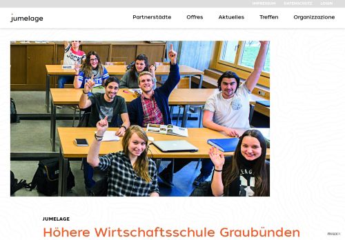 
                            8. Höhere Wirtschaftsschule Graubünden (HWSGR) – Jumelage