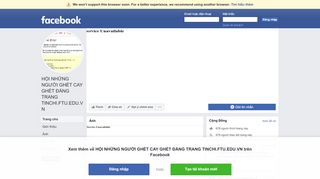 
                            2. hội những người ghét cay ghét đắng trang tinchi.ftu.edu.vn - Face book