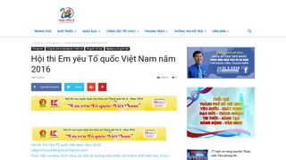
                            2. Hội thi Em yêu Tổ quốc Việt Nam năm 2016 | Quận Đoàn Thủ Đức