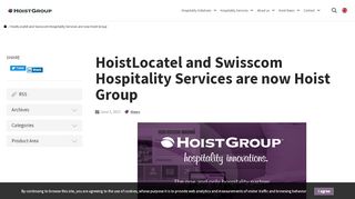 
                            7. HoistLocatel and Swisscom Hospitality Services are now Hoist Group ...