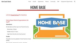 
                            5. Hoke County Schools - Home Base