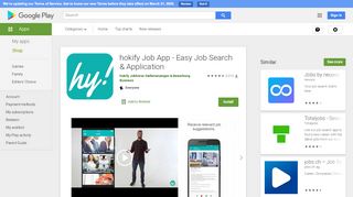 
                            9. hokify Job App - Jobsuche & Bewerbung für Jobs – Apps bei Google ...