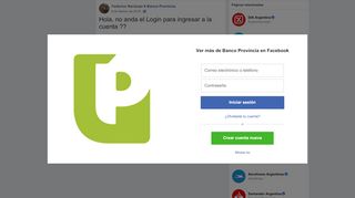 
                            12. Hola, no anda el Login para ingresar a... - Federico Narduzzi | Facebook