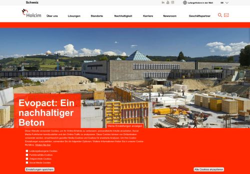 
                            3. Holcim Schweiz - Ihr Partner für Zement, Kies und Beton