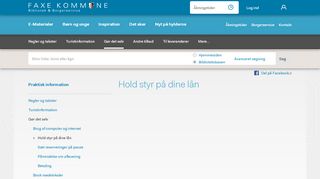 
                            4. Hold styr på dine lån | Faxe Kommunes Bibliotek & Borgerservice
