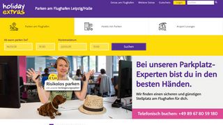 
                            12. Holiday Extras Kundenbewertungn: Leipzig Flughafen Parken buchen!