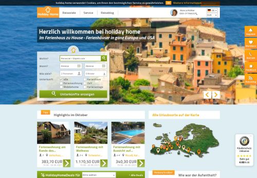 
                            6. holiday home: Ferienhäuser & Ferienwohnungen online buchen