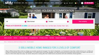 
                            9. Holiday Homes: Self Catering and Mobile home holidays| Siblu