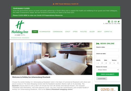 
                            4. Holiday Inn Johannesburg-Rosebank - Home