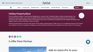 
                            7. Holiday Property Bond - Discover great offers from Saga partners