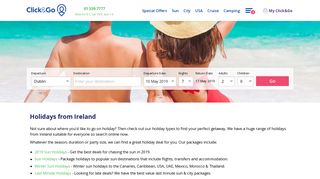 
                            7. Holiday Types from Ireland with Click&Go - ClickandGo.com